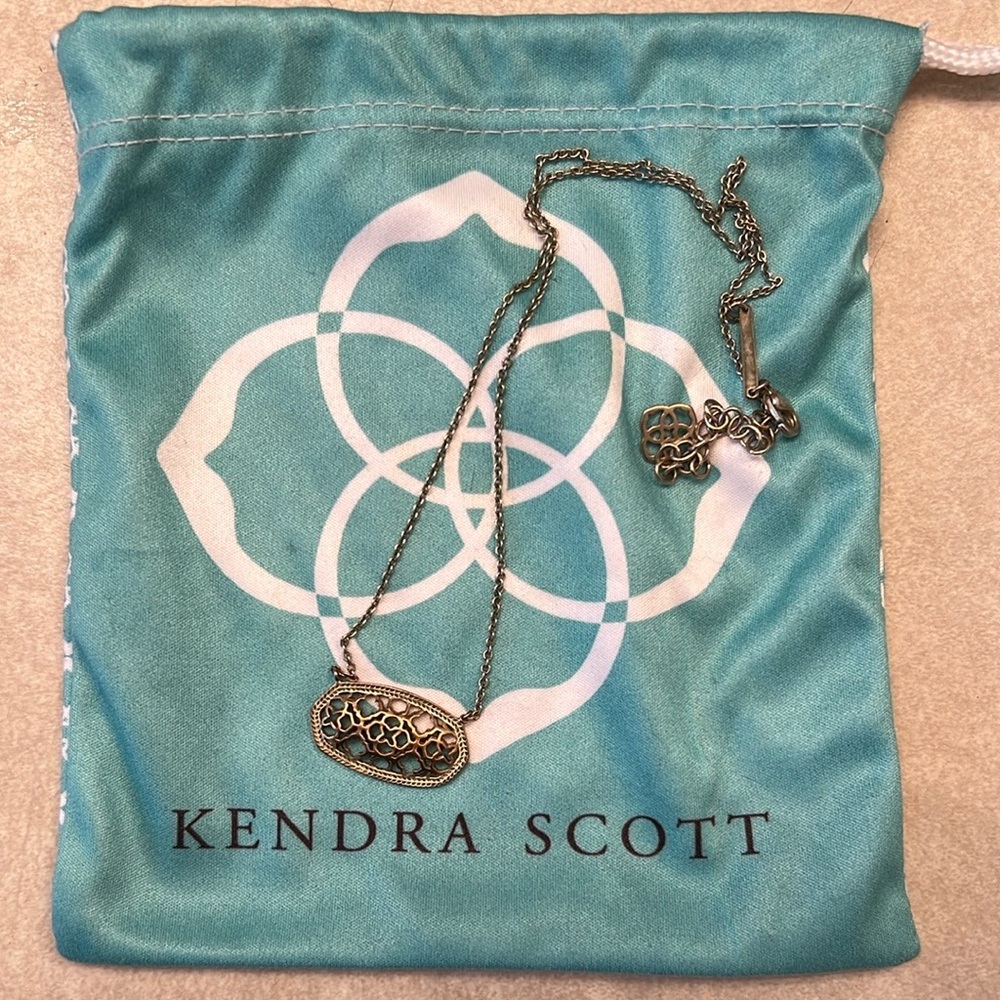 Kendra Scott Gold Necklace